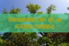 渭南去珠峰四日游？担心高反又怕错过露营热点