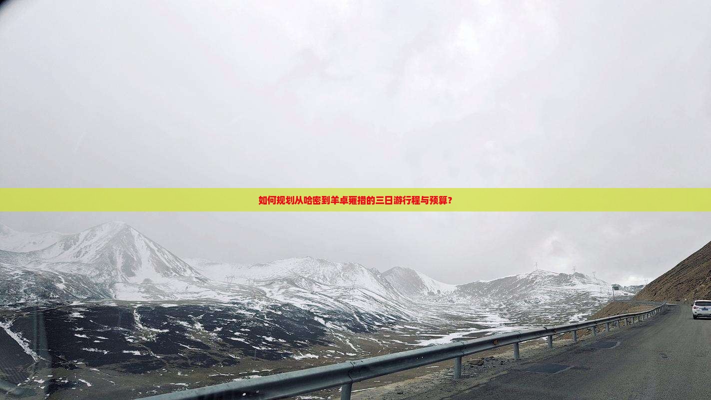 如何规划从哈密到羊卓雍措的三日游行程与预算？