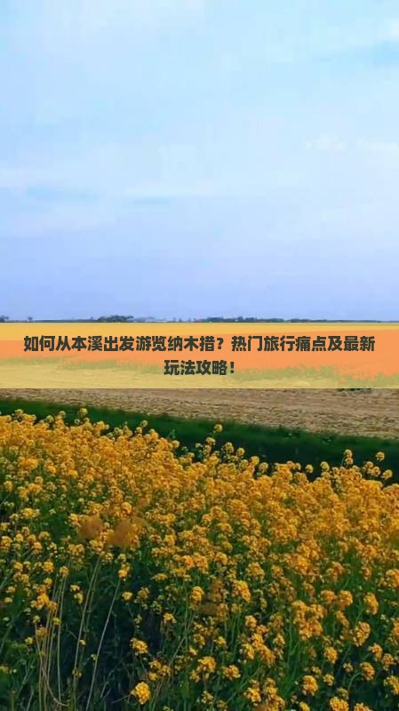 如何从本溪出发游览纳木措？热门旅行痛点及最新玩法攻略！