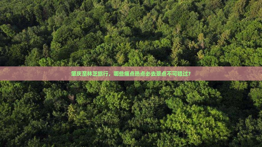 肇庆至林芝旅行，哪些痛点热点必去景点不可错过？