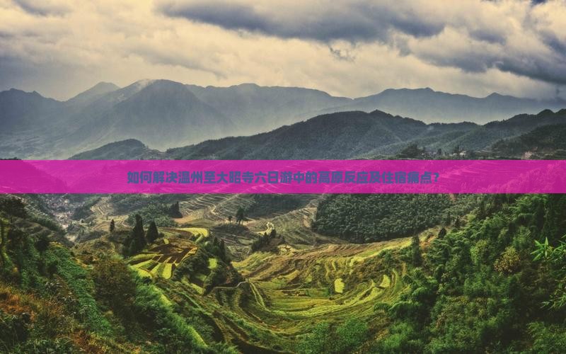 如何解决温州至大昭寺六日游中的高原反应及住宿痛点? 如何解决温州至大昭寺六日游中的高原反应及住宿痛点?