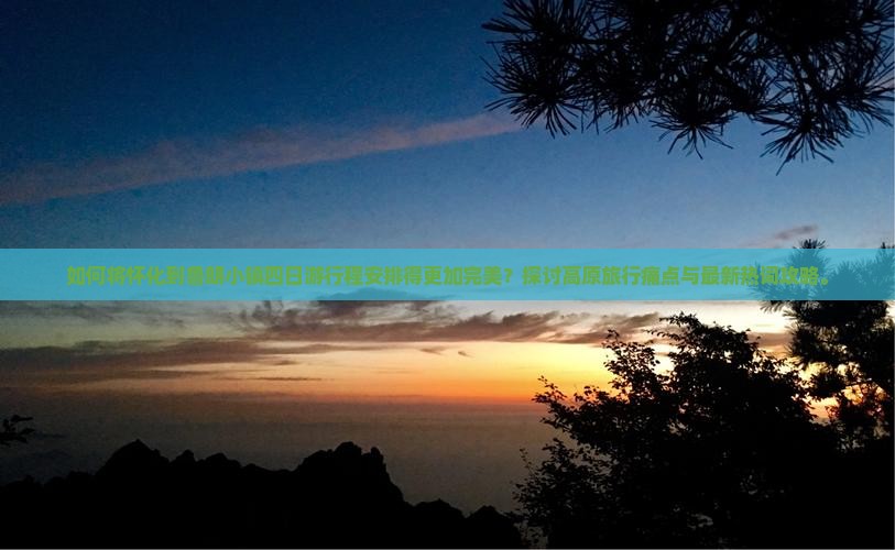 如何将怀化到鲁朗小镇四日游行程安排得更加完美？探讨高原旅行痛点与最新热词攻略。