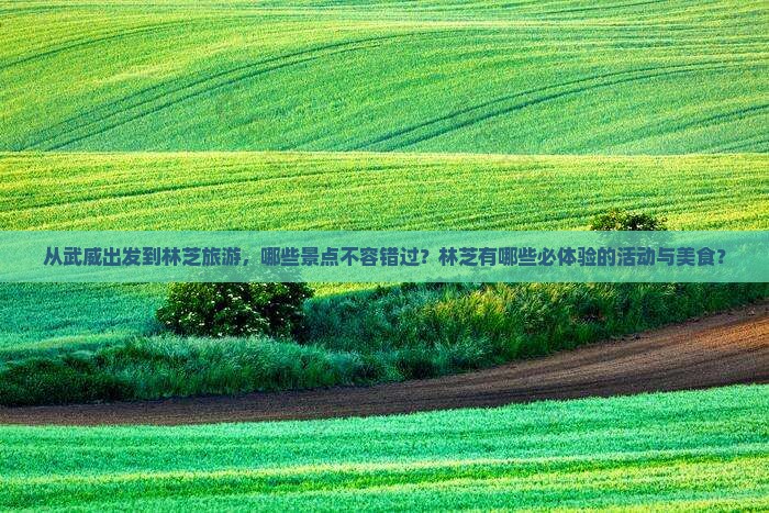 从武威出发到林芝旅游，哪些景点不容错过？林芝有哪些必体验的活动与美食？