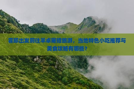 霍邱出发前往羊卓雍措旅游，当地特色小吃推荐与美食攻略有哪些？
