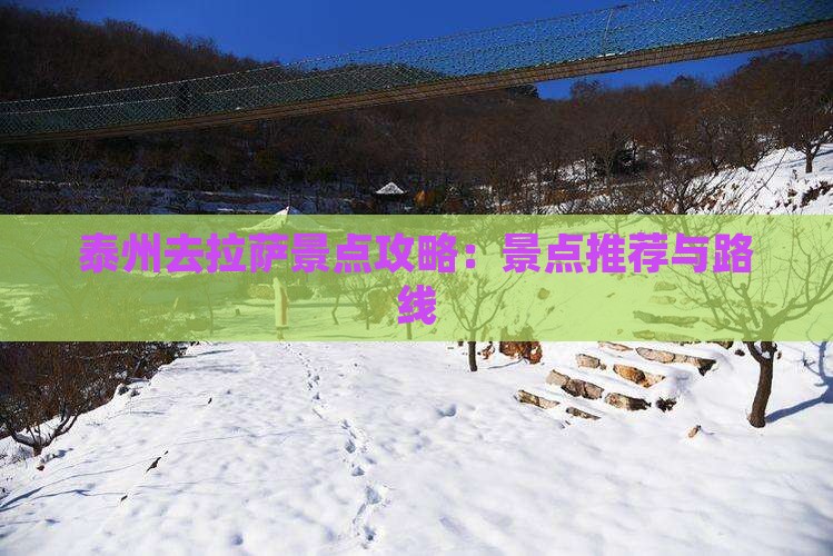 泰州去拉萨景点攻略：景点推荐与路线