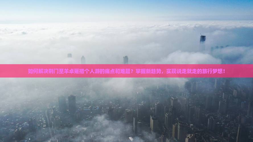 如何解决荆门至羊卓雍措个人游的痛点和难题？掌握新趋势，实现说走就走的旅行梦想！