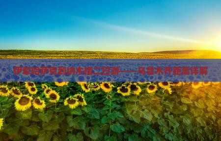 伊犁哈萨克到纳木措二日游——乌鲁木齐距离详解