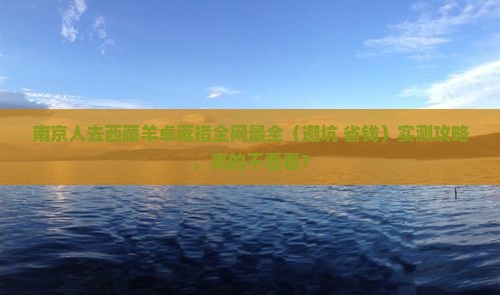 南京去西藏羊卓雍措攻略