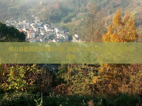 佛山去西藏巴松措旅行社
