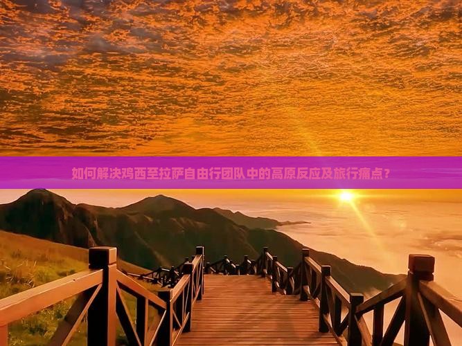 如何解决鸡西至拉萨自由行团队中的高原反应及旅行痛点？