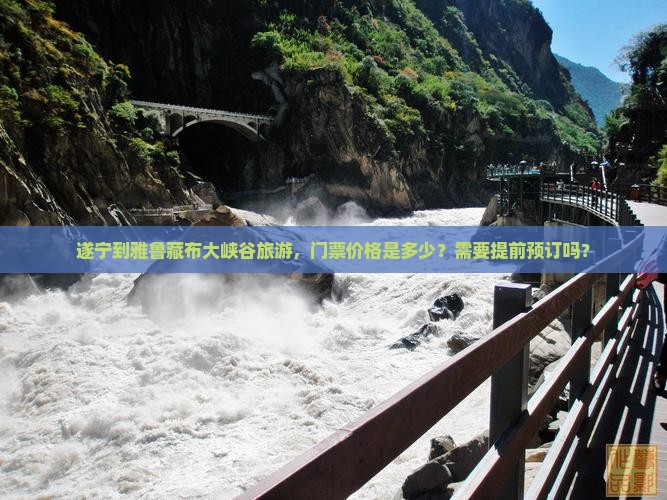 遂宁到雅鲁藏布大峡谷旅游，门票价格是多少？需要提前预订吗？