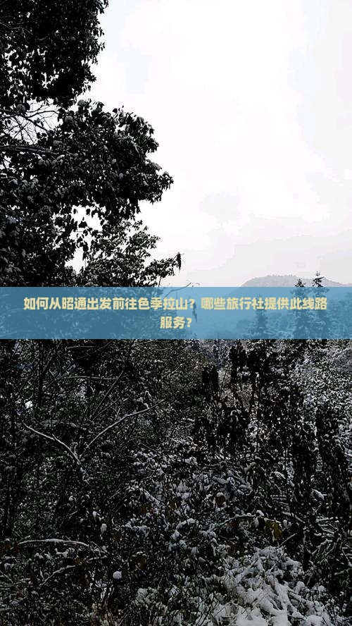 如何从昭通出发前往色季拉山？哪些旅行社提供此线路服务？