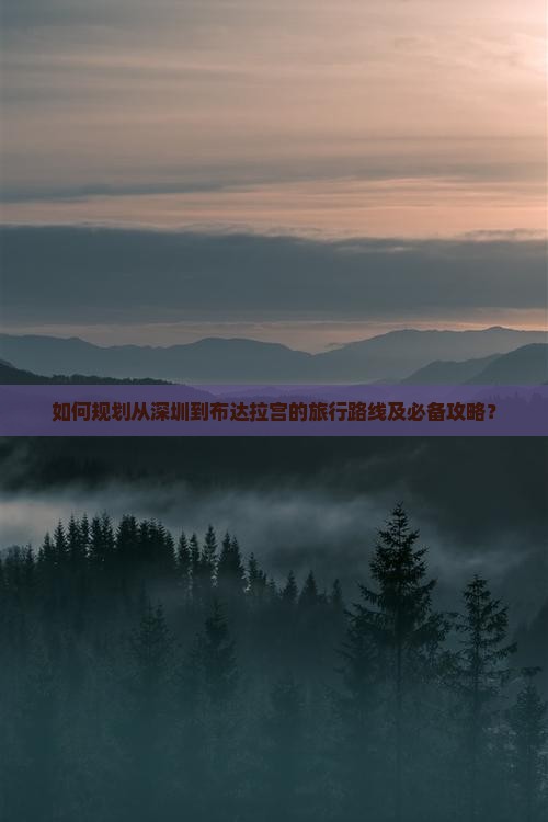 如何规划从深圳到布达拉宫的旅行路线及必备攻略？