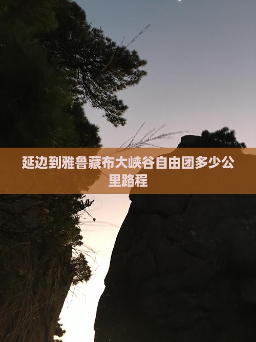 延边到雅鲁藏布大峡谷自由团多少公里路程