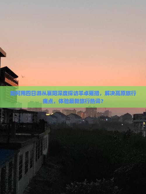 如何用四日游从襄阳深度探访羊卓雍措，解决高原旅行痛点，体验最新旅行热词？