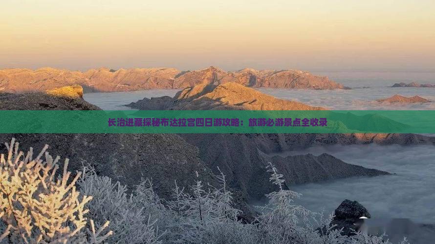 长治进藏探秘布达拉宫四日游攻略：旅游必游景点全收录