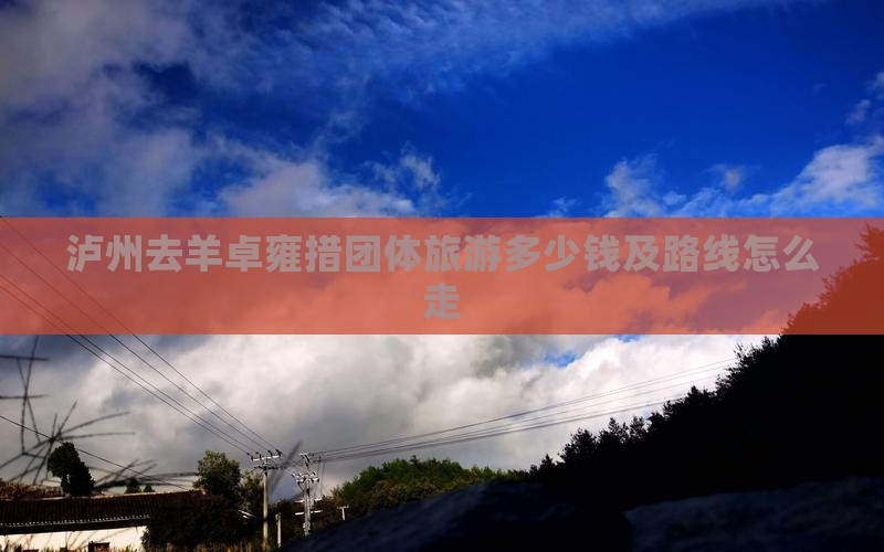 泸州去羊卓雍措团体旅游多少钱及路线怎么走