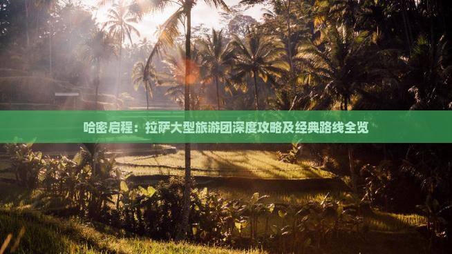 哈密启程：拉萨大型旅游团深度攻略及经典路线全览