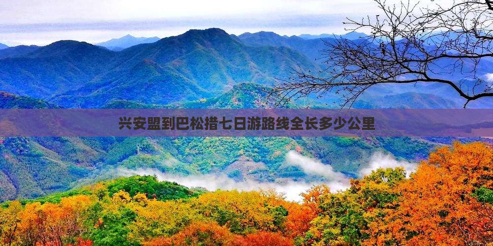 兴安盟到巴松措七日游路线全长多少公里