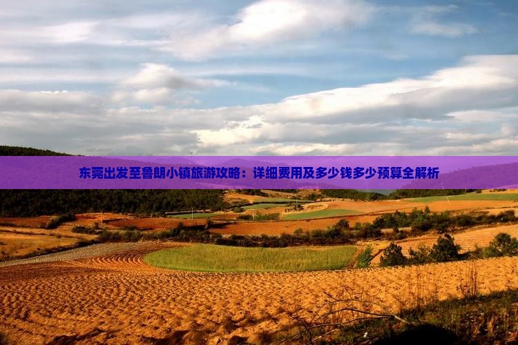东莞出发至鲁朗小镇旅游攻略：详细费用及多少钱多少预算全解析