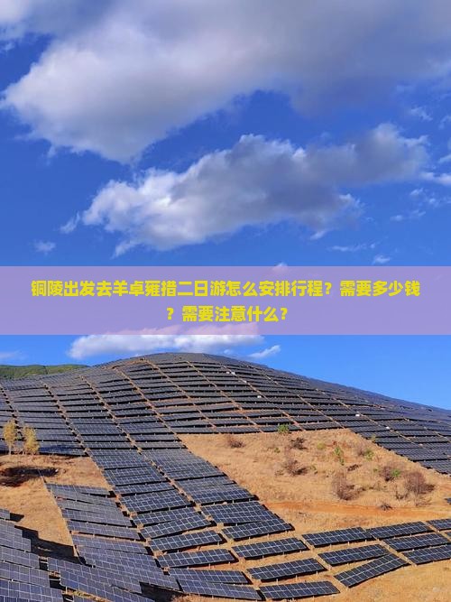 铜陵出发去羊卓雍措二日游怎么安排行程？需要多少钱？需要注意什么？
