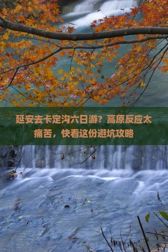 延安去卡定沟六日游？高原反应太痛苦，快看这份避坑攻略