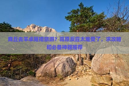 商丘去羊卓雍措旅游？高原反应太难受了，求攻略和必备神器推荐