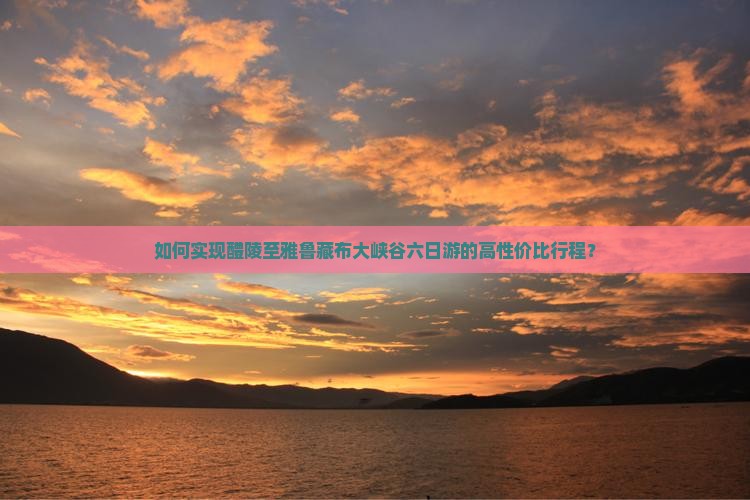 如何实现醴陵至雅鲁藏布大峡谷六日游的高性价比行程？