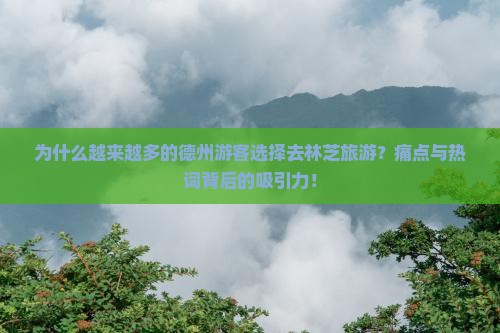 为什么越来越多的德州游客选择去林芝旅游？痛点与热词背后的吸引力！