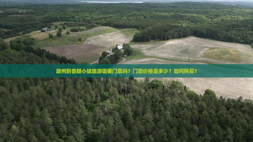 湖州到鲁朗小镇旅游需要门票吗？门票价格是多少？如何购买？