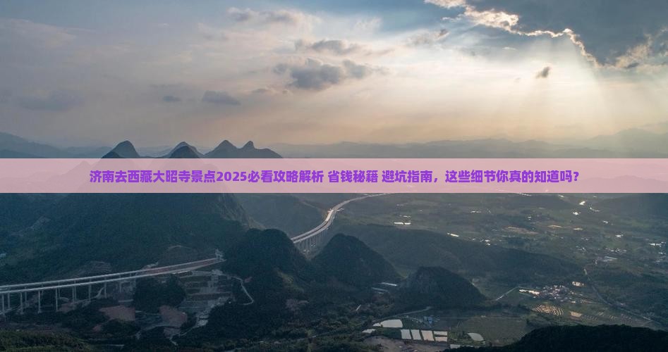 济南去西藏大昭寺景点