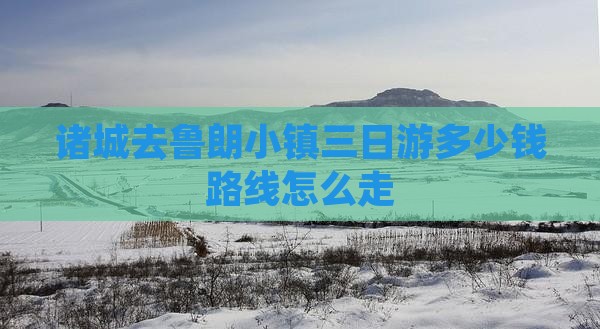 诸城去西藏鲁朗小镇三日游