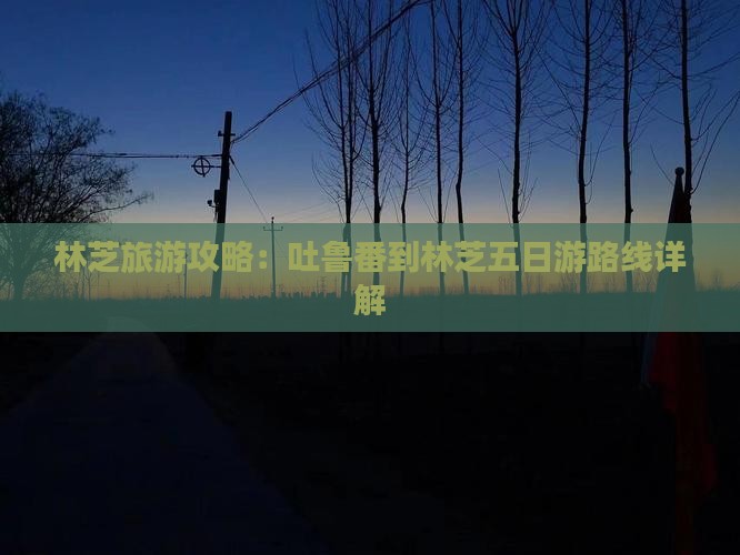 吐鲁番到西藏林芝五日游