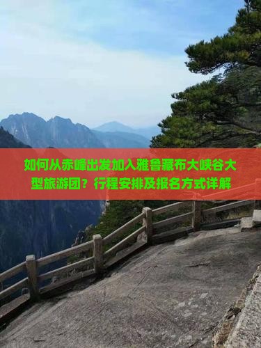 如何从赤峰出发加入雅鲁藏布大峡谷大型旅游团？行程安排及报名方式详解