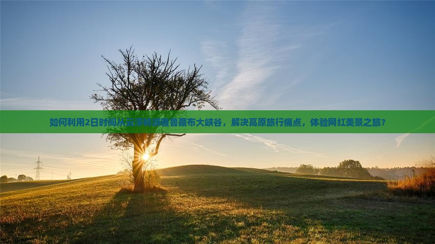 如何利用2日时间从云浮畅游雅鲁藏布大峡谷，解决高原旅行痛点，体验网红美景之旅？