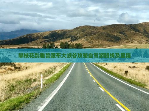 攀枝花到雅鲁藏布大峡谷攻略自驾游路线及里程