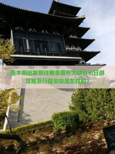 佳木斯出发前往雅鲁藏布大峡谷七日游攻略及行程安排是怎样的？