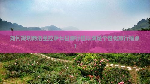 如何规划商洛至拉萨七日游行程以满足个性化旅行痛点？