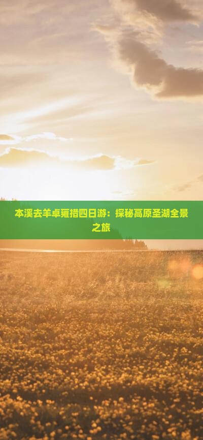 本溪去羊卓雍措四日游：探秘高原圣湖全景之旅