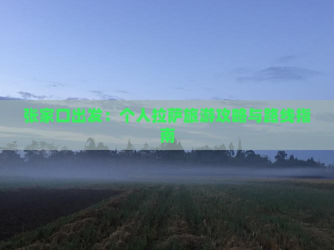 张家口出发：个人拉萨旅游攻略与路线指南