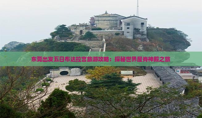 东莞出发五日布达拉宫旅游攻略：探秘世界屋脊神殿之旅