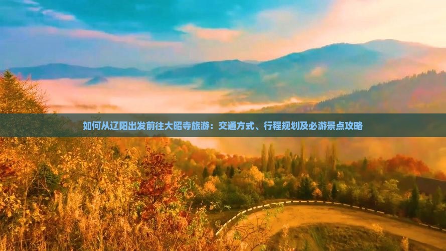 如何从辽阳出发前往大昭寺旅游：交通方式、行程规划及必游景点攻略
