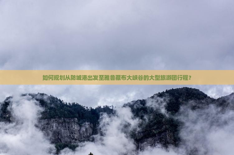 如何规划从防城港出发至雅鲁藏布大峡谷的大型旅游团行程？
