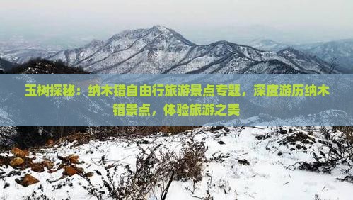 玉树探秘：纳木错自由行旅游景点专题，深度游历纳木错景点，体验旅游之美
