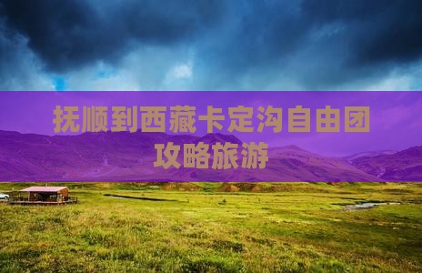 抚顺到西藏卡定沟自由团