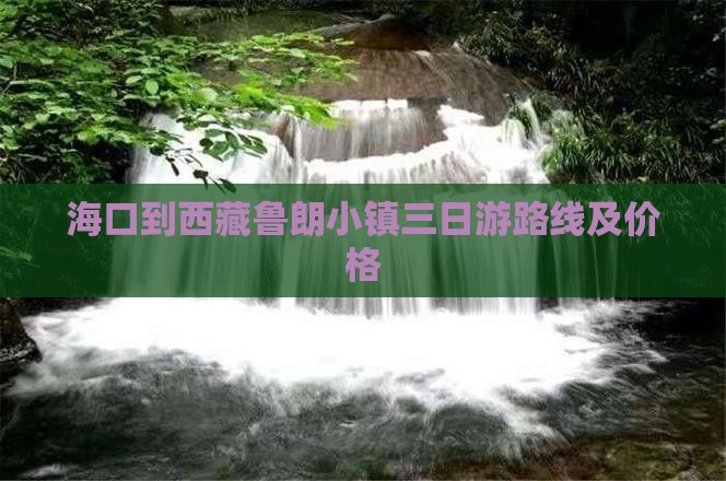 海口到西藏鲁朗小镇三日游