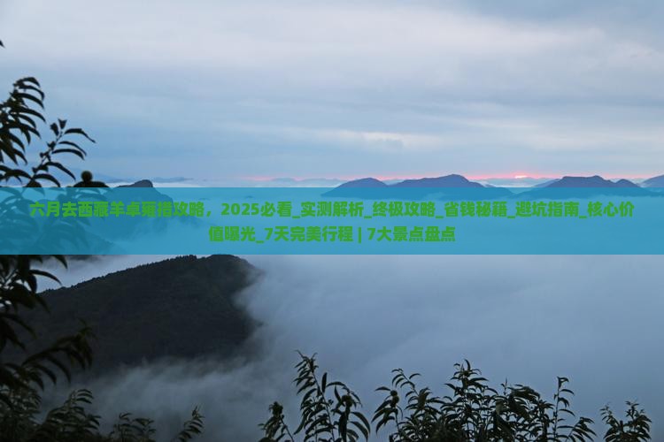六月去西藏羊卓雍措攻略