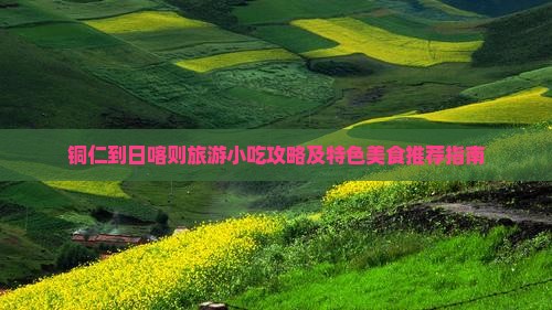 铜仁到日喀则旅游小吃攻略及特色美食推荐指南