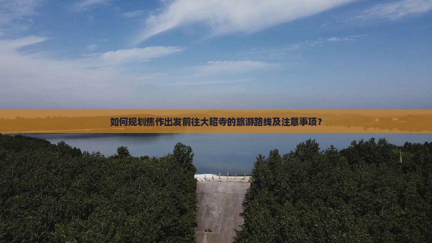 如何规划焦作出发前往大昭寺的旅游路线及注意事项？