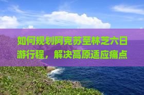 如何规划阿克苏至林芝六日游行程，解决高原适应痛点，享受2023旅行新体验？